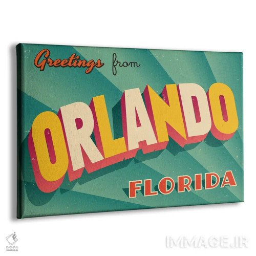 تابلو درود از اورلاندو اثر ریال کالاهان (نام کاربری/هنری) - نمای پرسپکتیو محصول