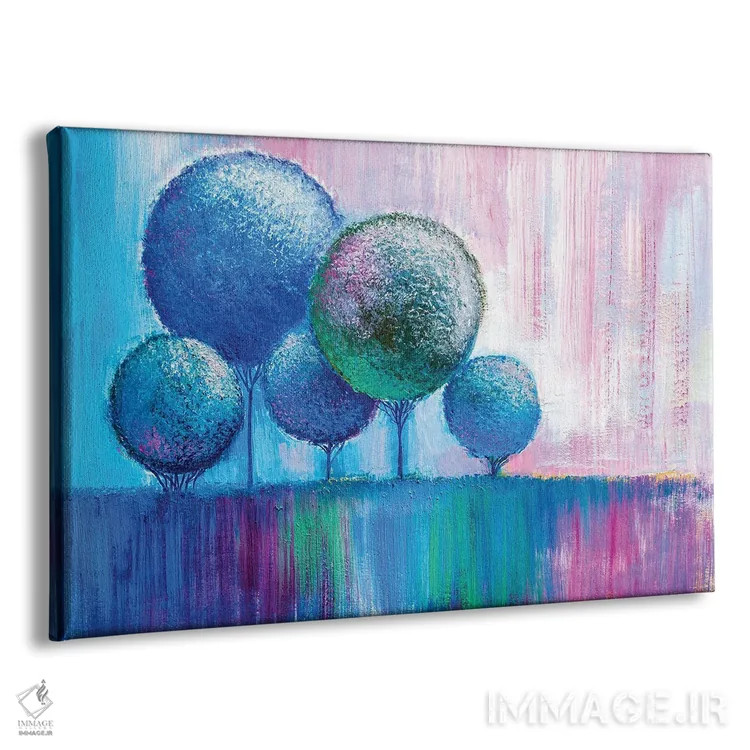 تابلو درختان زینتی در پارک اثر اس. بلوف - نمای پرسپکتیو محصول