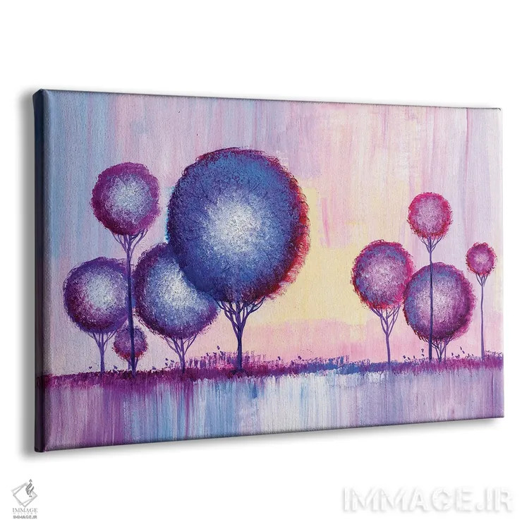 تابلو درختان رنگین VI اثر اس. بلوف - نمای پرسپکتیو محصول