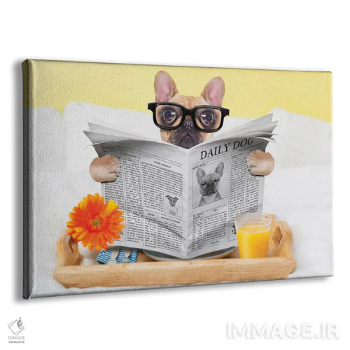 تابلو صبحانه در رختخواب اثر دَمِدیزو - نمای پرسپکتیو محصول