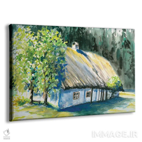تابلو خانه قدیمی اثر دیپگرین (هنرمند یا برند هنری) - نمای پرسپکتیو محصول