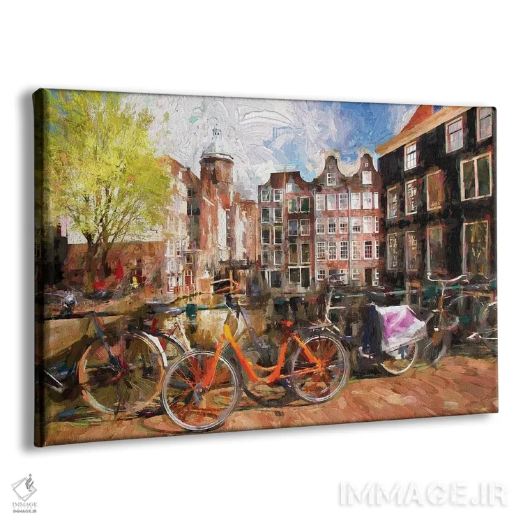 تابلو آمستردام، شهری در هلند اثر ساموت - نمای پرسپکتیو محصول