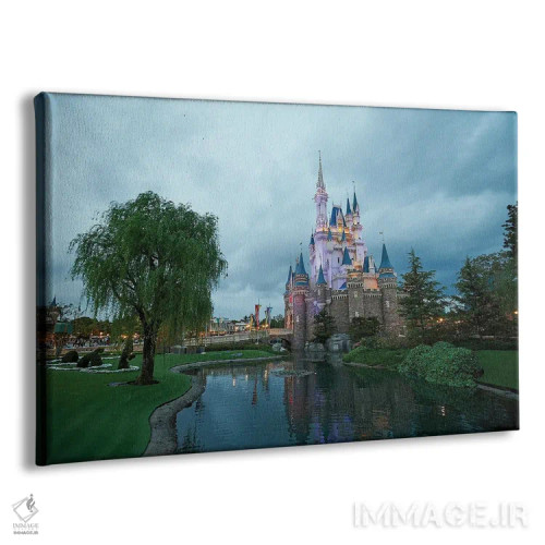 تابلو قلعهٔ دیزنیلند، توکیو (ژاپن) اثر جکیل (نام مستعار یا هنری) - نمای پرسپکتیو محصول