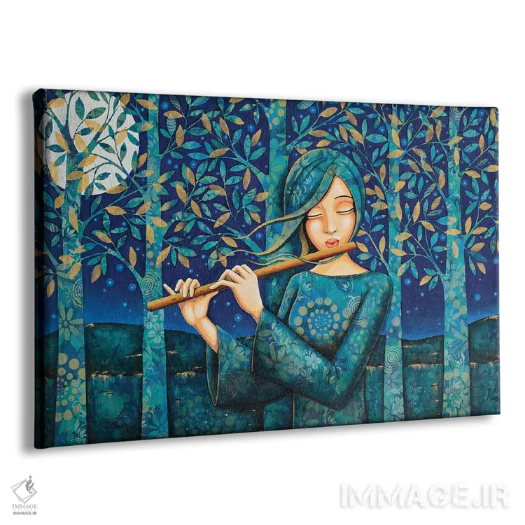 تابلو فلوت شب اثر دنیلا پرزیوزو اینوالر - نمای پرسپکتیو محصول
