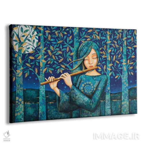 تابلو فلوت شب اثر دنیلا پرزیوزو اینوالر - نمای پرسپکتیو محصول