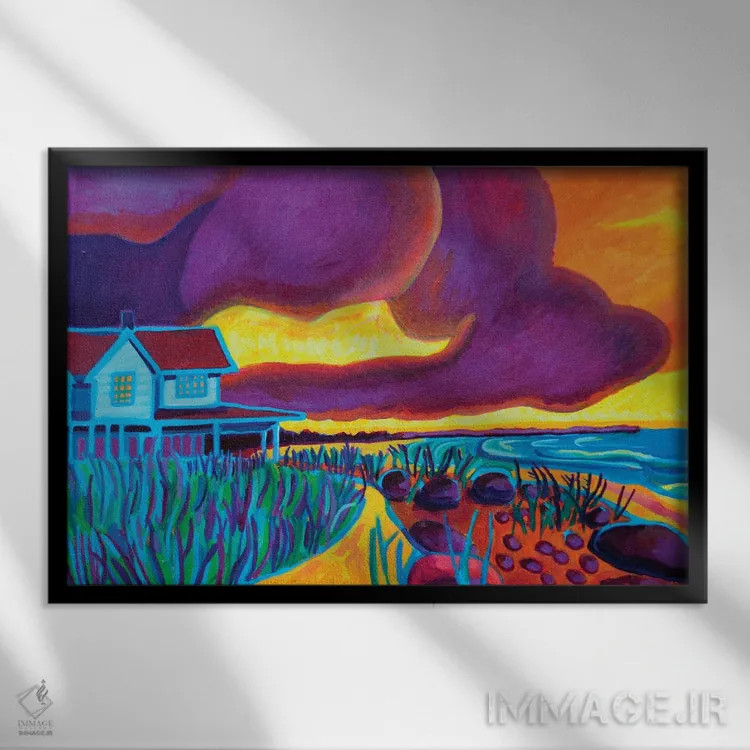 تابلو شوم ۲ اثر دبرا برتون رابینسون - نمای قابدار مشکی