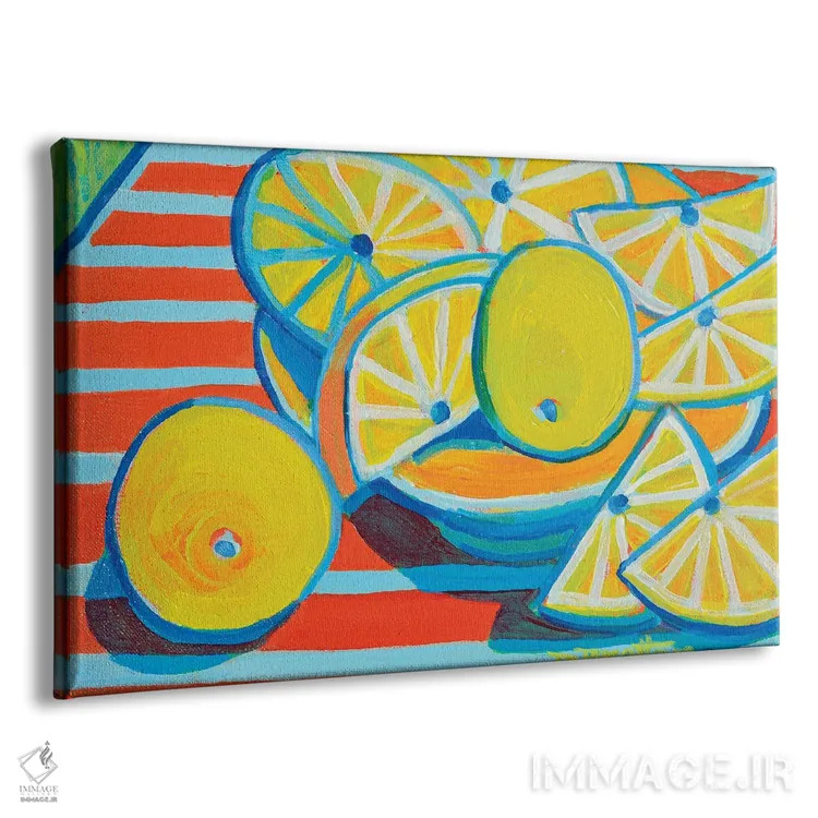 تابلو پوست لیمو (زست لیمو) اثر دبرا برتون رابینسون - نمای پرسپکتیو محصول