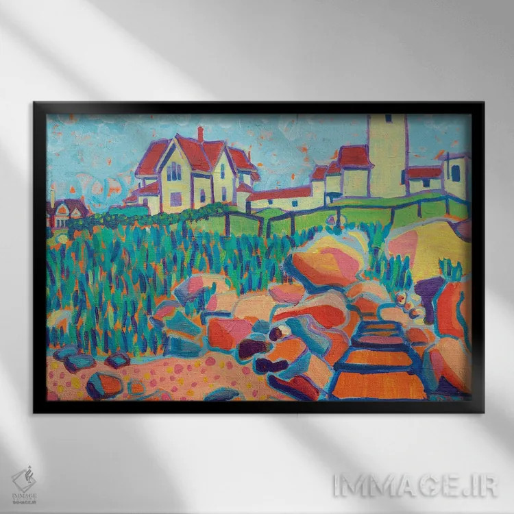 تابلو موجشکن داگبار ۲ اثر دبرا برتون رابینسون - نمای قابدار مشکی