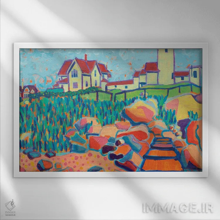 تابلو موجشکن داگبار ۲ اثر دبرا برتون رابینسون - نمای قابدار سفید