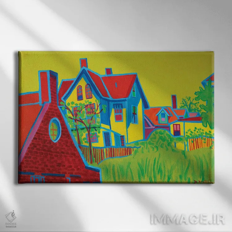 تابلو تپه گلاستر اثر دبرا برتون رابینسون - نمای روبهرو روی دیوار