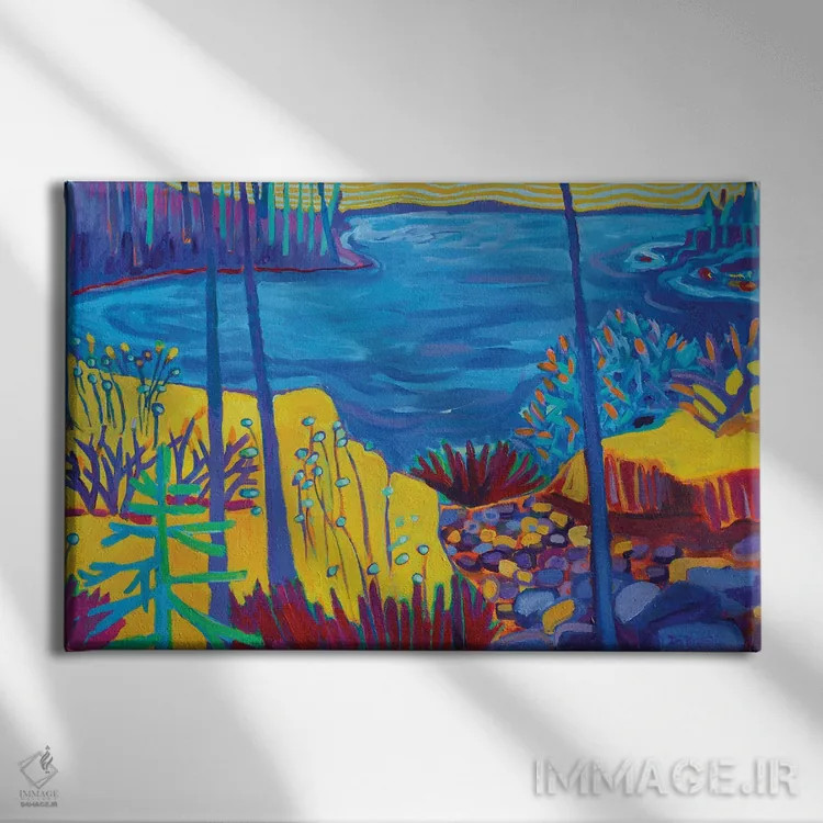 تابلو پارک ملی آکادیا اثر دبرا برتون رابینسون - نمای روبهرو روی دیوار