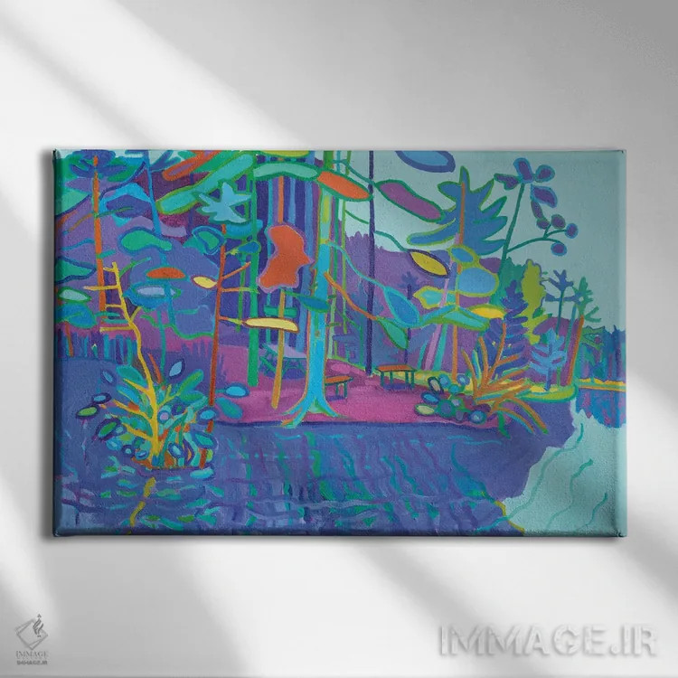 تابلو پنجره مساپوآگ اثر دبرا برتون رابینسون - نمای روبهرو روی دیوار