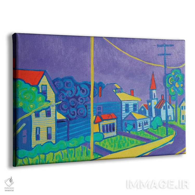 تابلو عصر در خیابان الم اثر دبرا برتون رابینسون - نمای پرسپکتیو محصول