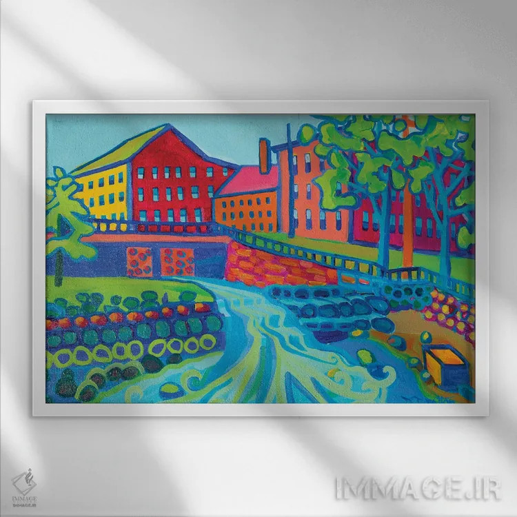 تابلو ظهور لوول اثر دبرا برتون رابینسون - نمای قابدار سفید