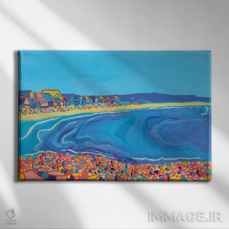 تابلو ساحل اثر دبرا برتون رابینسون - نمای روبهرو روی دیوار