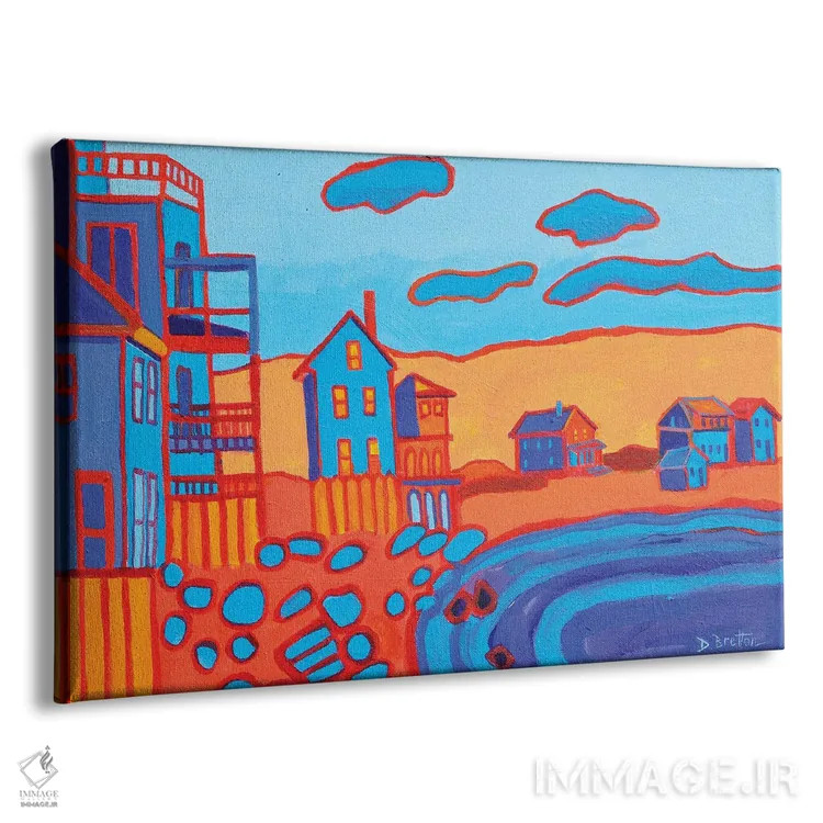 تابلو ساحل روبرو، راکپورت اثر دبرا برتون رابینسون - نمای پرسپکتیو محصول