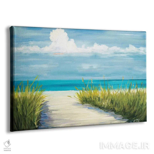 تابلو منظره ساحلی I اثر جولی دریسه - نمای پرسپکتیو محصول