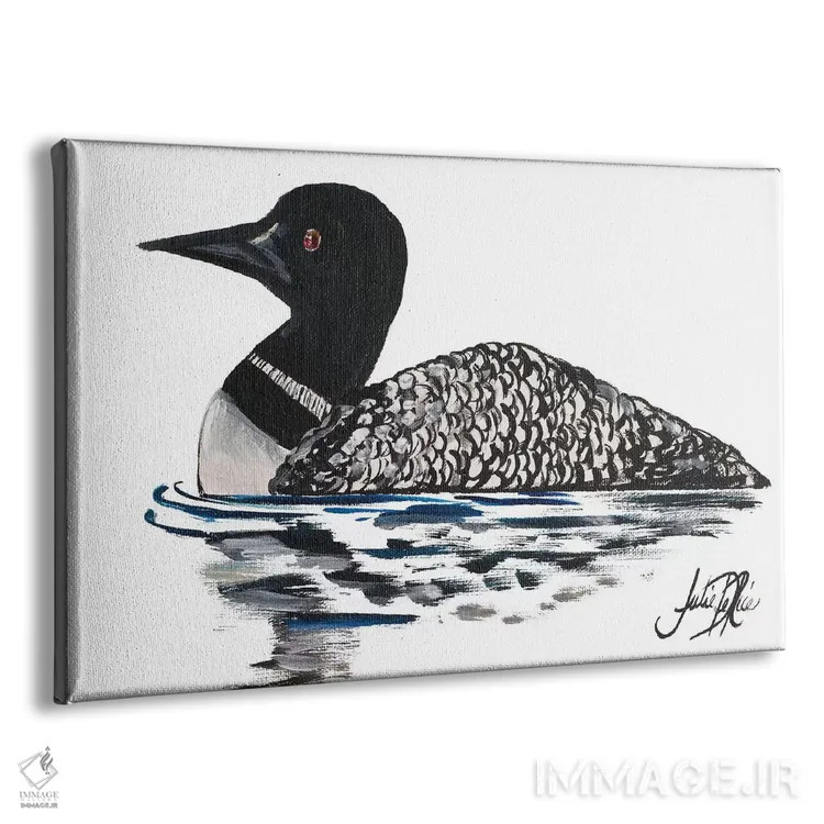 تابلو روزی کنار دریاچه I اثر جولی دریسه - نمای پرسپکتیو محصول