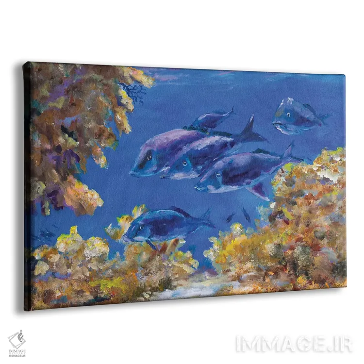 تابلو زیر دریا اثر جولی دریسه - نمای پرسپکتیو محصول