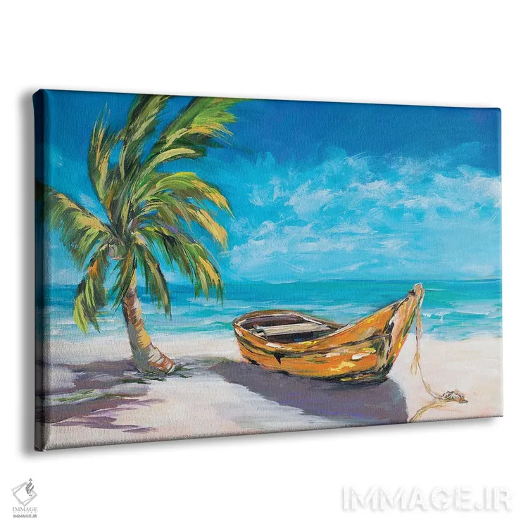تابلو جزیره گمشده II اثر جولی دریسه - نمای پرسپکتیو محصول
