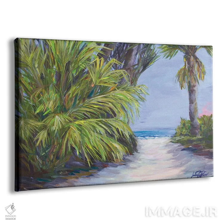 تابلو مسیر ساحلی اثر جولی دریسه - نمای پرسپکتیو محصول