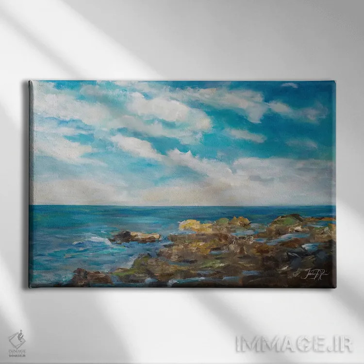 تابلو تا افق I اثر جولی دریسه - نمای روبهرو روی دیوار