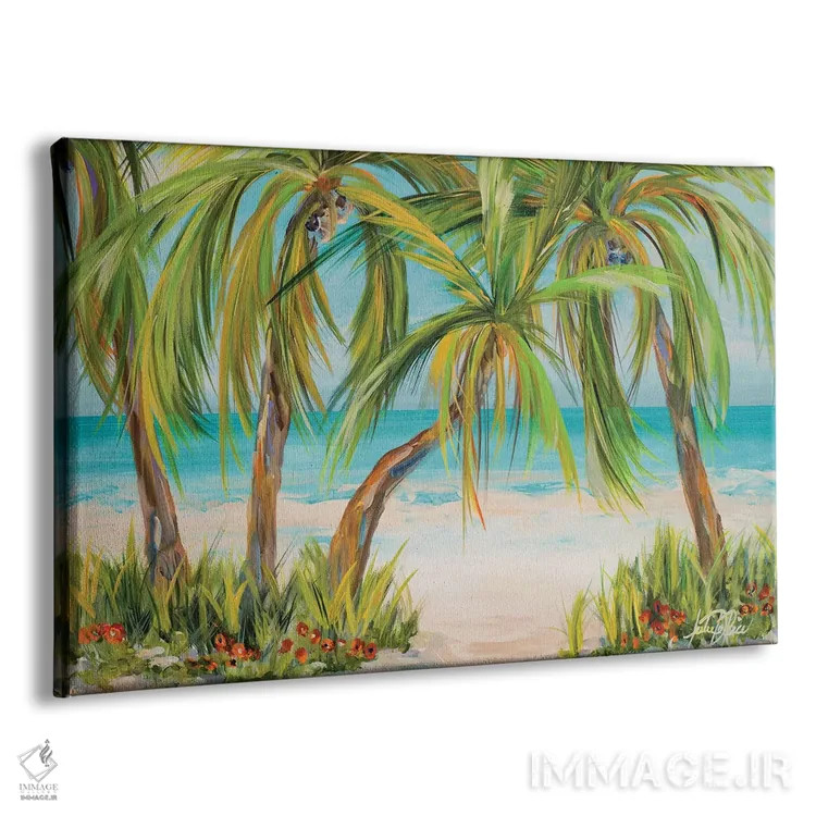 تابلو زندگی نخل اثر جولی دریسه - نمای پرسپکتیو محصول