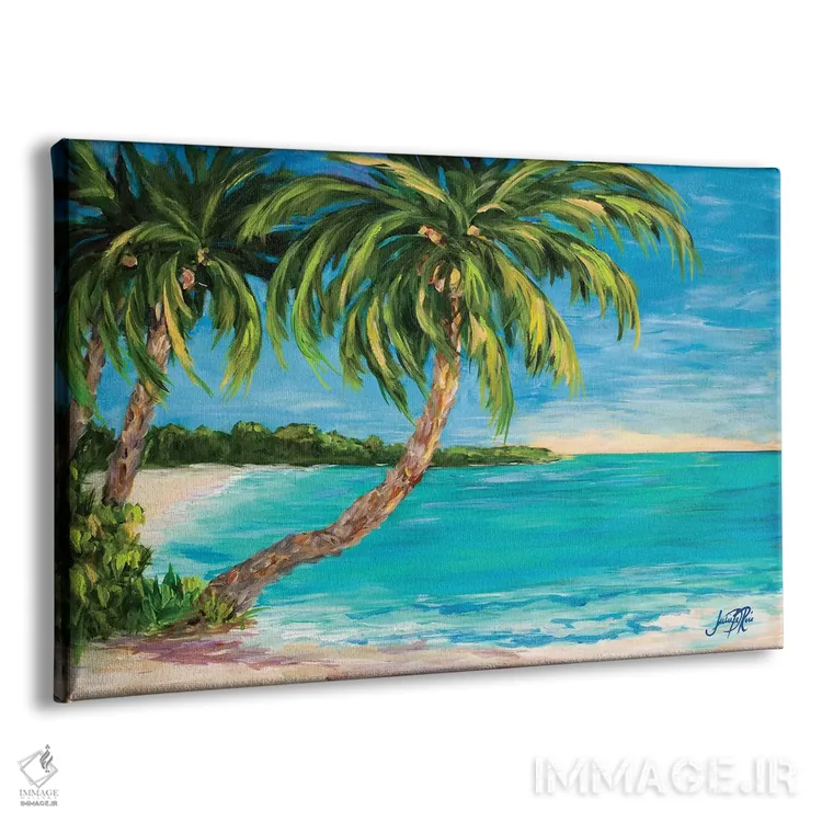 تابلو خلیج نخل اثر جولی دریسه - نمای پرسپکتیو محصول