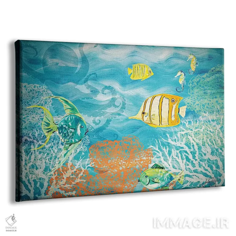 تابلو زیر دریا اثر جولی دریسه - نمای پرسپکتیو محصول
