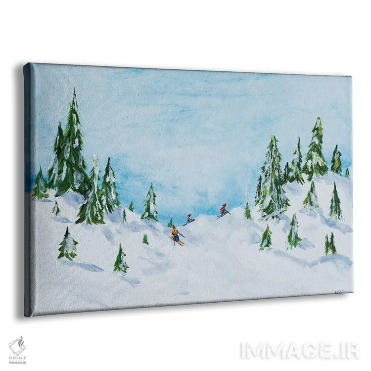 تابلو تفریح زمستانی I اثر جولی دریسه - نمای پرسپکتیو محصول