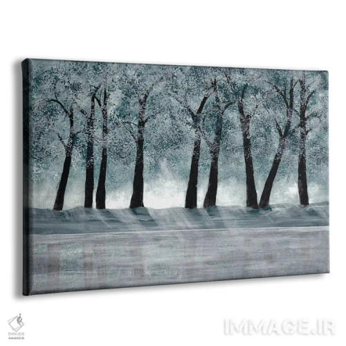 تابلو جنگل آبی اثر دوریس شَرِست - نمای پرسپکتیو محصول