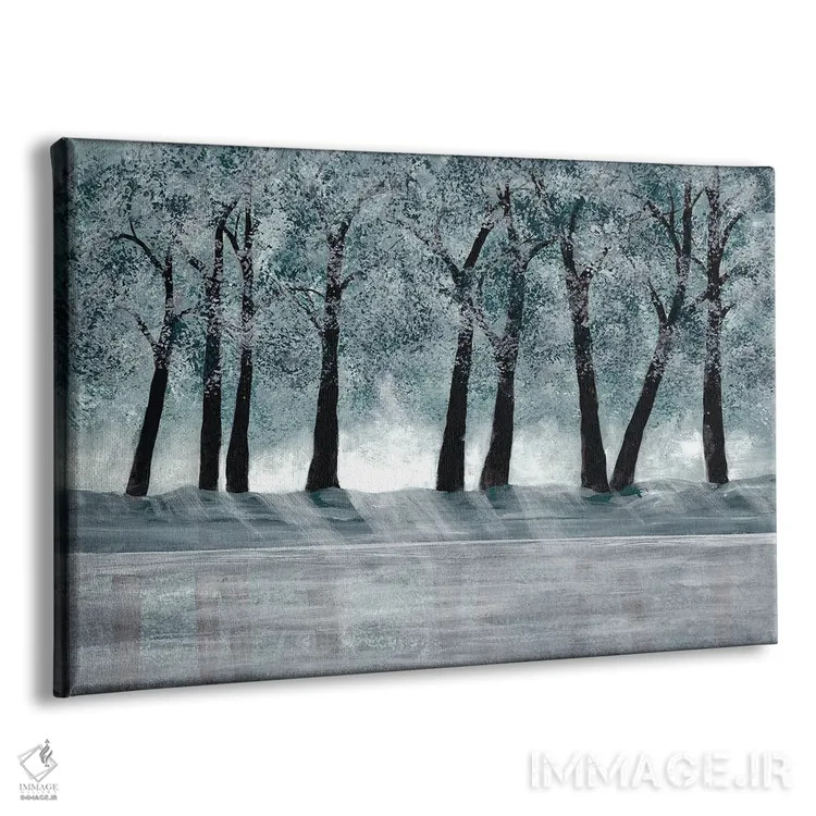 تابلو جنگل آبی اثر دوریس شَرِست - نمای پرسپکتیو محصول