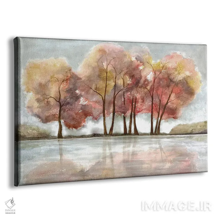 تابلو جنگل کنار دریاچه اثر دوریس شَرِست - نمای پرسپکتیو محصول