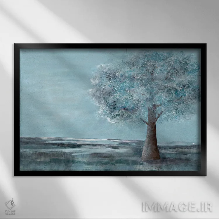 تابلو زیبایی تنها ۱ اثر دوریس شَرِست - نمای قابدار مشکی