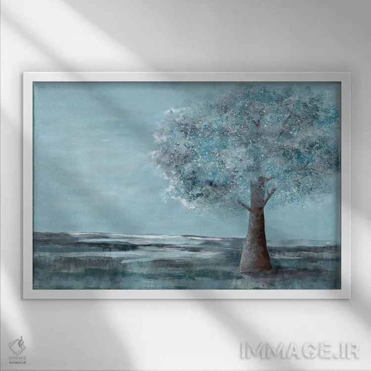 تابلو زیبایی تنها ۱ اثر دوریس شَرِست - نمای قابدار سفید