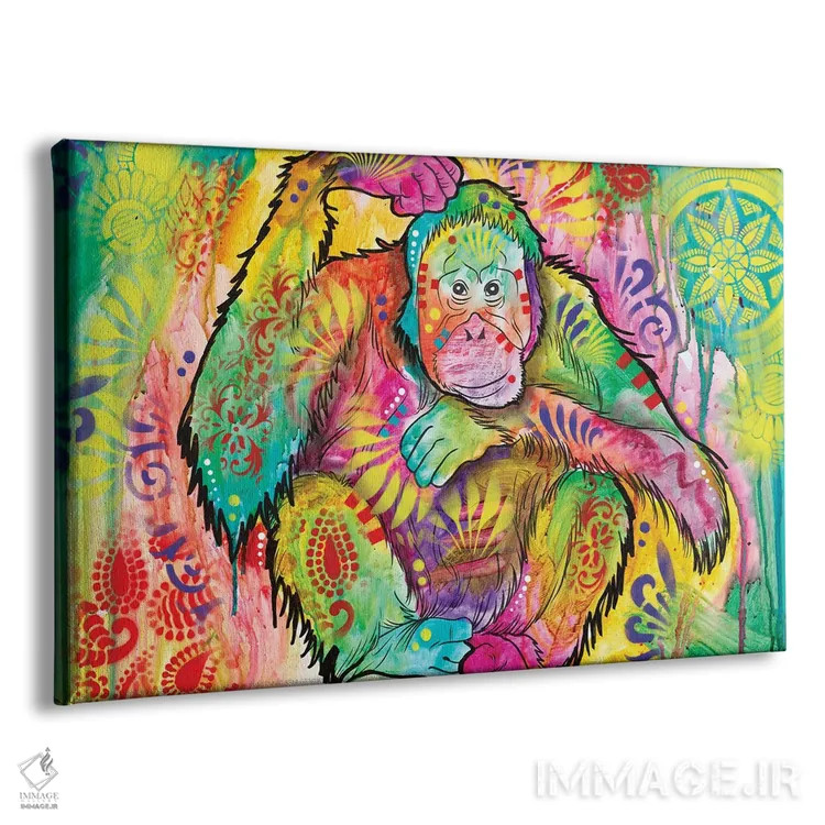 تابلو اورانگوتان اثر باور روسو - نمای پرسپکتیو محصول