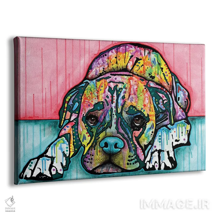 تابلو بوکسر درازکش اثر باور روسو - نمای پرسپکتیو محصول