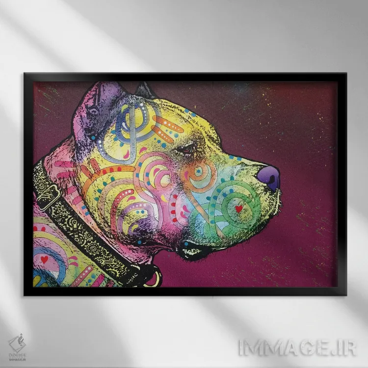 تابلو روح پیت بول اثر باور روسو - نمای قابدار مشکی