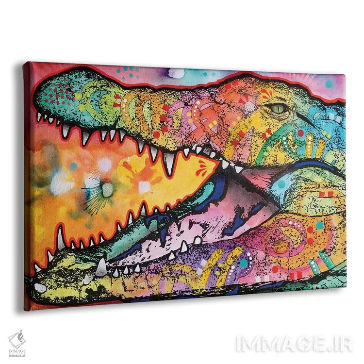 تابلو تا بعد، کروکودیل ۱ اثر باور روسو - نمای پرسپکتیو محصول
