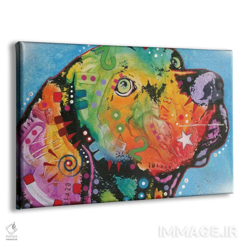 تابلو رتریور (نژاد سگ) اثر باور روسو - نمای پرسپکتیو محصول