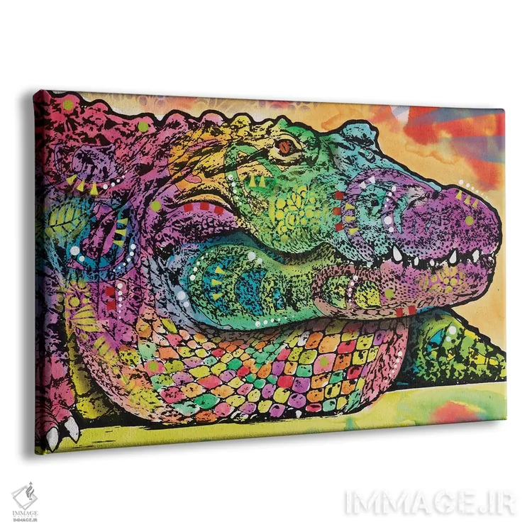 تابلو تا بعد، کروکودیل ۲ اثر باور روسو - نمای پرسپکتیو محصول