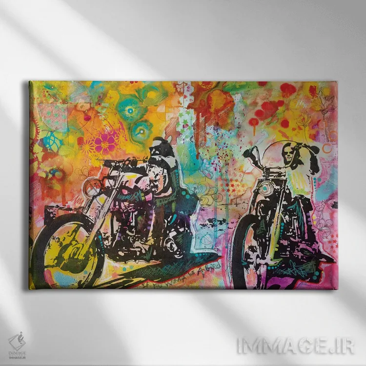 تابلو سوار آسان (الهام گرفته از فیلم) اثر باور روسو - نمای روبهرو روی دیوار