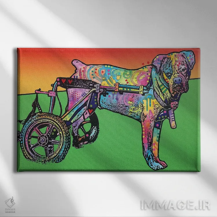 تابلو اسپا اثر باور روسو - نمای روبهرو روی دیوار