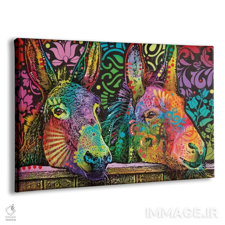 تابلو الاغها اثر باور روسو - نمای پرسپکتیو محصول