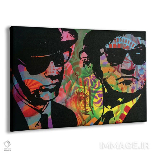 تابلو برادران بلوز (فیلم کمدی موسیقی) اثر باور روسو - نمای پرسپکتیو محصول