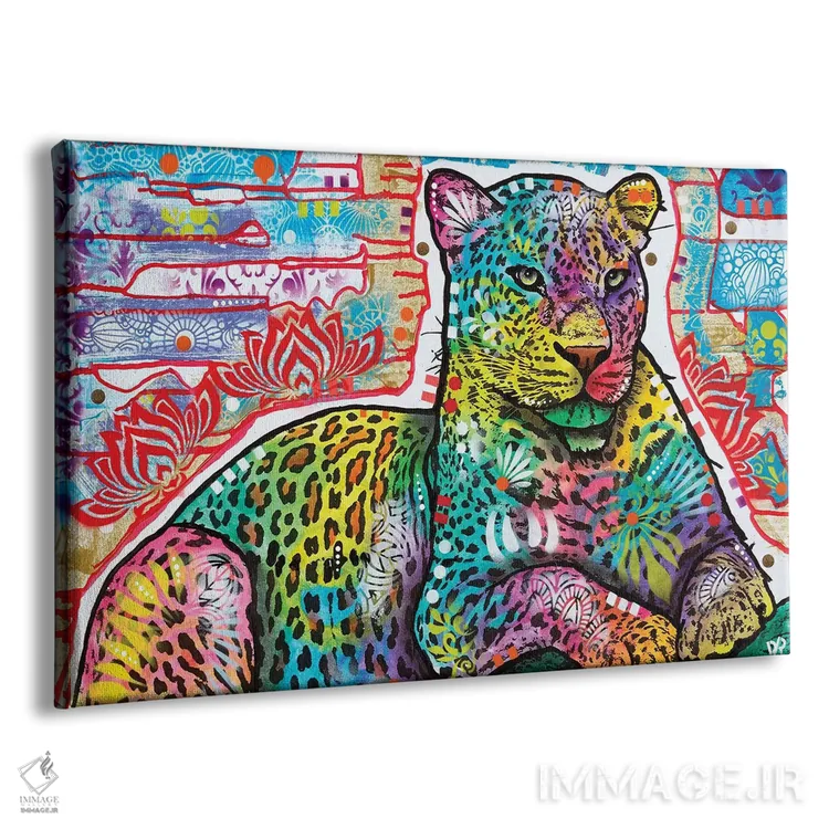 تابلو پلنگ برقی اثر باور روسو - نمای پرسپکتیو محصول