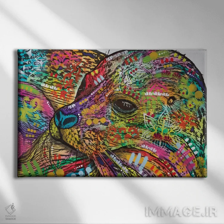 تابلو فک دریایی اثر باور روسو - نمای روبهرو روی دیوار