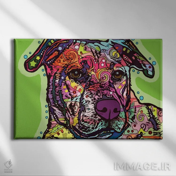 تابلو نگاه عشق اثر باور روسو - نمای روبهرو روی دیوار