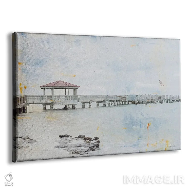 تابلو اسکله ۲ اثر دبورا رِوِل - نمای پرسپکتیو محصول