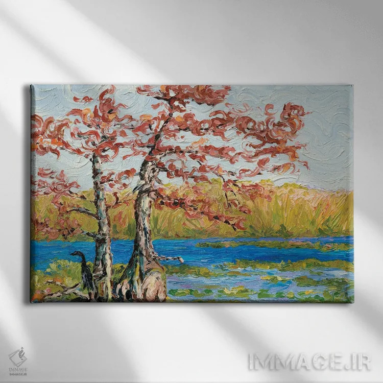 تابلو شگفتی ایورگِـلِیدز (ایورگِـلِیدز منطقهای در آمریکا) اثر دروتا کوسی - نمای روبهرو روی دیوار